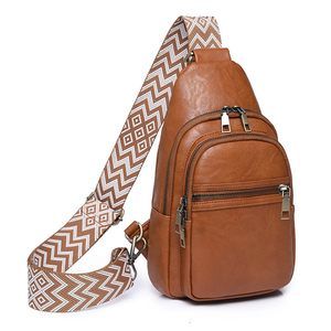 Small Sling Bag Leather Crossbody Fanny Fashion Waist Packs Chest :'D